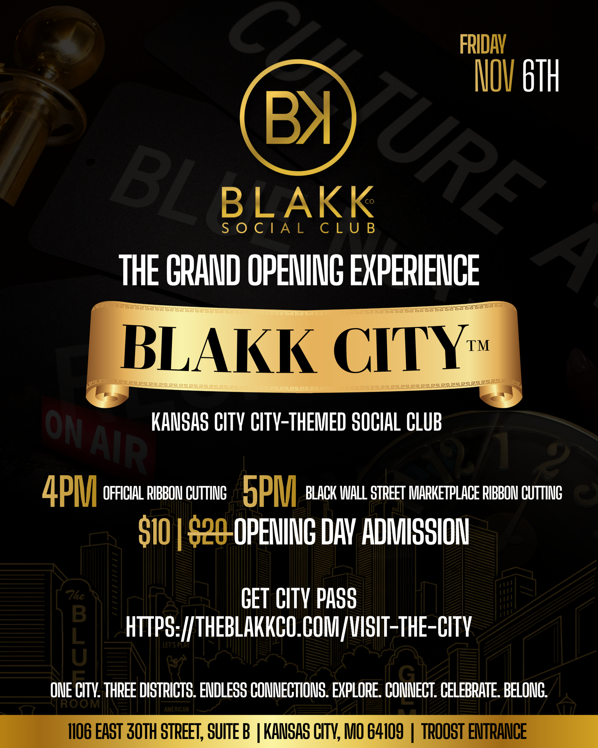 Grand Opening At BLAKK City ™